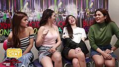 upskirt interview turns intriguing with skirt casting nude revelations