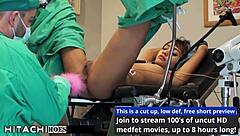 Human Guinea Pig Eliza Shields Gets Tanned Small Tits Fingered in Anal with Vibrator by Doctor Tampa for Mandatory Hitachi Orgasms