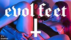 My feet feel amazing but fuck my wet pussy while licking them now!