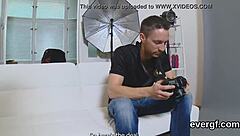 broke lover lets flirty friend ream his ex-girlfriend for cash