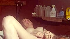 Eating And Fucking Juicy Swollen Pussy On Washing Machine