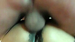 she pulls it from ass to throat for deep cum swallow after intense anal fisting