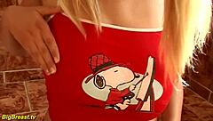 First Time Video Featuring Busty Chubby Pigtails Girl Masturbating In Bathroom