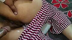 Priyanshi Sharma enjoying intense anal doggystyle with big ass bent over