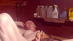 Eating And Fucking Juicy Swollen Pussy On Washing Machine