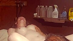 Eating And Fucking Juicy Swollen Pussy On Washing Machine