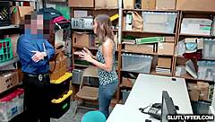 christy love, bend over for doggystyle pussy fuck in shop 3some