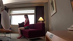 Tall Curvy Japanese College Student With Big Natural Tits Poses In Miniskirt For Photoshoot Audition