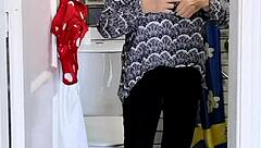 Oh my god, what a day with granny mariaold! From toilet peeping to evening joi and wild fun!