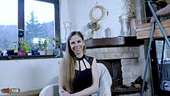 I love when my naughty submissive neighbor gives me the best anal pov with gaping orgasm.