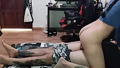 Oh, how thrilling it feels when my faculty professor gets me so aroused with huge cock action in wet doggystyle pounding