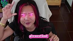 She takes on the intense edging challenge, holding back for 25 minutes before exploding twice quickly