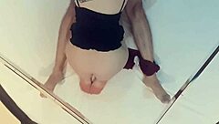 Brazilian Redhead Milf Gives Intense Handjob and Blowjob Until Massive Orgasm Cumshot