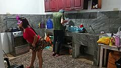 why does this perverted neighbor flash his huge cock and fat ass while visiting?