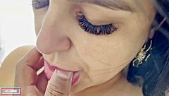 i feel so thrilled as curvy brazilian milf takes lover's gift deep inside her wet pussy