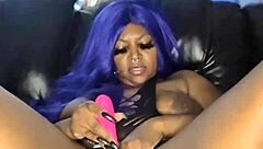 Oh My God, Watch Black Amateur Kim Ocean Squirting Everywhere Wildly!