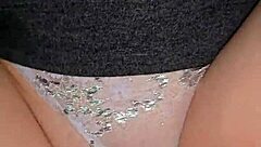 He leaves a huge creampie dripping from wife's wet pussy after intense fucking.