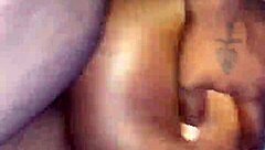 What happens when an ebony beauty's wet creamy pussy gets pounded doggystyle until cumshot explosion?