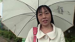 Hot Asian brunette Fumiko Manaka visits a guy's house for an intense session