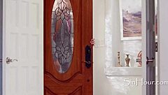 I love how Kimmy Kimm handles her extra duties as the petite Asian babysitter