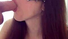 I feel so horny watching this cute Russian brunette with small tits striptease and tease her wet pussy for pov dirty talk blowjob