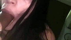 Quick Oral Fun with Hot Stranger While Alone at Home