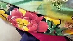 Hey, check out this outdoor ranch bath with pissing and dirty Hindi talk!