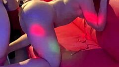 I did double penetration with the muscular personal trainers from the gym while my husband stayed home watching