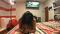 Perla Enjoys Intense Doggystyle Pussy Licking in Room Casting