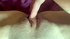 italian milf artemisia love teases shaved pussy in horny solo pov fingering session