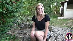 Blonde Hottie Alrox Enjoys Double Penetration In A Wild French Threesome With Two Guys