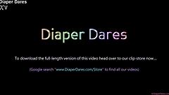 Jessica Morgan And Roxi Keogh Wear Diapers Outdoors