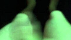 Hey what are you doing naked outside at night with that monster cock?