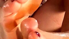 oily big tits latina miss raquel gets cum covered in motel foot fetish fucking session