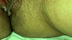 Brunette Wife Reveals Hairy Pussy Beaver