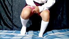 i convinced this inexperienced mexican babe to send her homemade orgasm video with rich moans