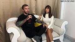 Athenea Rose Colombian Amateur Gets Passionate Blowjob And Rough Doggystyle Pussy Fucking In Lingerie