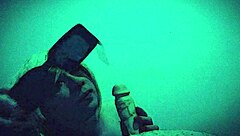 Whoa, check out shemale veronica's wild solo dildo training session