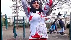 Tildzo Serbian pornstar trained to tease in homemade outdoor public wife video