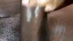 Amateur Black Lover Strokes His Massive Monster Cock in Homemade Solo Session Until Screaming Orgasm and Cumshot