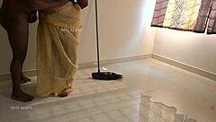Indian Maid Enjoying Playful Moments