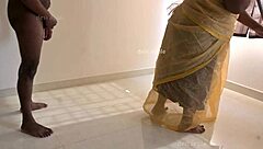 Indian Maid Enjoying Playful Moments