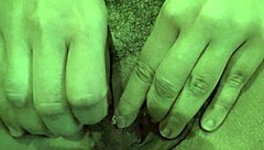 hairy french amateur wife lets me creampie her pussy while cuckold watches 😈🇫🇷