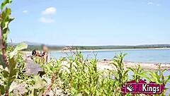 Natali Quinn Drilled Doggystyle Next to Beach in Voyeur Scene