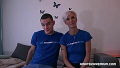 Czech milf enjoys intense sex with horny young boyfriend every passionate minute