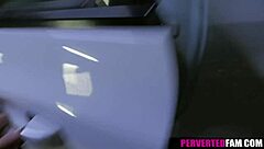 Young petite blonde craves fucking and blowjob from guy in pov sex