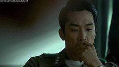 In a hospital, a sexy Korean nurse shares passionate moments with her patient in secret