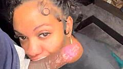 What if horny black babe Mochi G gives Richdapiper an intense bold blowjob?