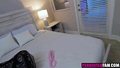 Young petite blonde craves fucking and blowjob from guy in pov sex