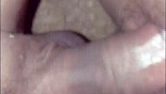 I feel so passionate licking her pretty shaved wet pussy then fucking that tight hole until creampie orgasm in amateur 1on1